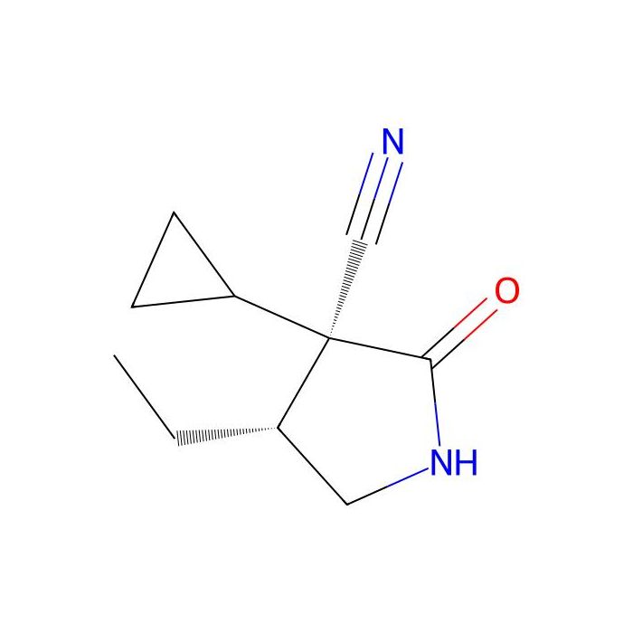 (3R,4R)-3-cyclopropyl-4-ethyl-2-oxo-pyrrolidine-3-carbonitrile - ≥97% CAS No(2891581-43-2) by Aladdin Scientific