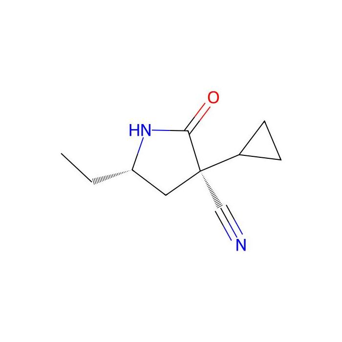 (3R,5S)-3-cyclopropyl-5-ethyl-2-oxo-pyrrolidine-3-carbonitrile - ≥97% CAS No(2891581-15-8) by Aladdin Scientific