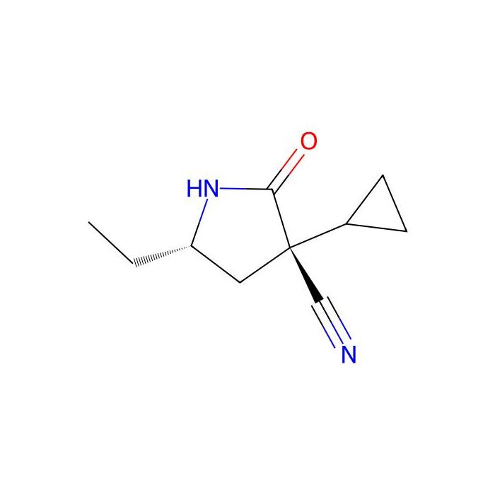 (3S,5S)-3-cyclopropyl-5-ethyl-2-oxo-pyrrolidine-3-carbonitrile - ≥97% CAS No(2891580-21-3) by Aladdin Scientific