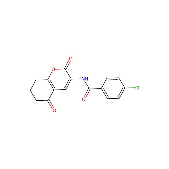 4-chloro-N-(2,5-dioxo-7,8-dihydro-6H-chromen-3-yl)benzamide - ≥97% CAS No(338404-90-3) by Aladdin Scientific