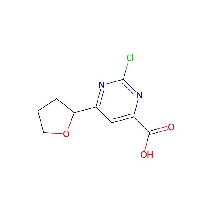 2-chloro-6-tetrahydrofuran-2-yl-pyrimidine-4-carboxylic acid - ≥97% CAS No(2737686-55-2) by Aladdin Scientific