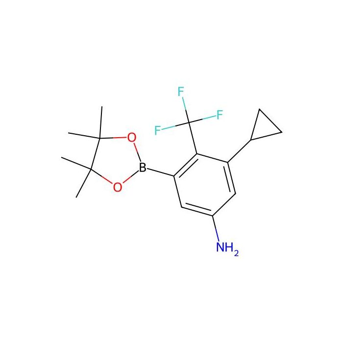 3-cyclopropyl-5-(4,4,5,5-tetramethyl-1,3,2-dioxaborolan-2-yl)-4-(trifluoromethyl)aniline - ≥97% CAS No(2820116-37-6) by Aladdin Scientific