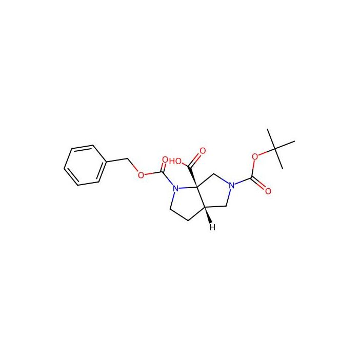 cis-1-benzyloxycarbonyl-5-tert-butoxycarbonyl-3,3a,4,6-tetrahydro-2H-pyrrolo[3,4-b]pyrrole-6a-carboxylic acid - ≥97% CAS No(2566174-97-6) by Aladdin Scientific