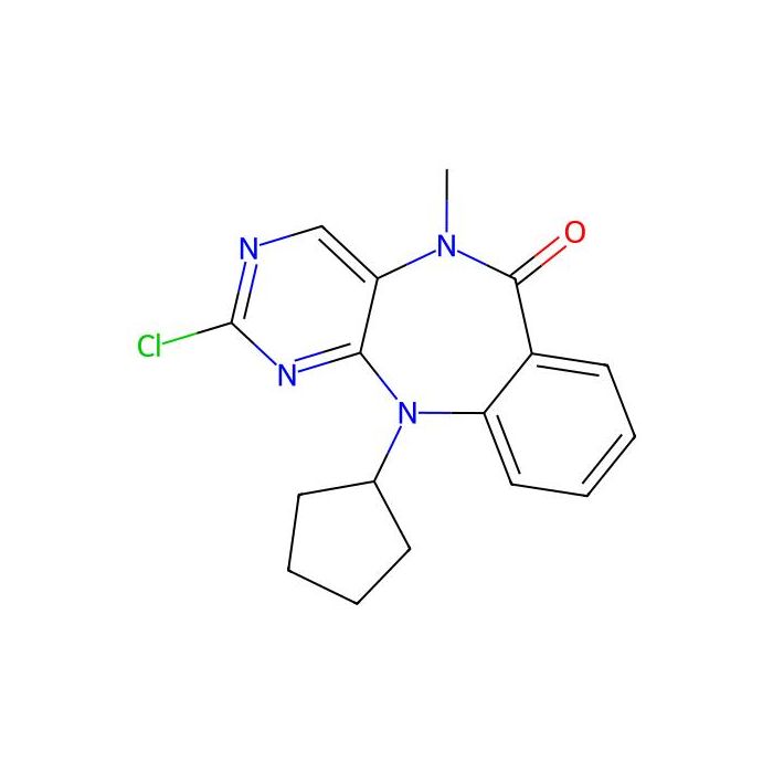 2-chloro-11-cyclopentyl-5-methyl-pyrimido[4,5-b][1,4]benzodiazepin-6-one - ≥97% CAS No(1521197-46-5) by Aladdin Scientific
