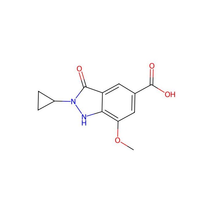 2-cyclopropyl-7-methoxy-3-oxo-1H-indazole-5-carboxylic acid - ≥97% CAS No(2829370-11-6) by Aladdin Scientific