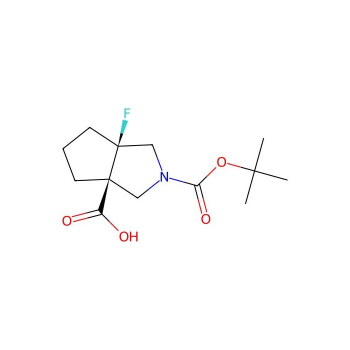 cis-2-tert-butoxycarbonyl-3a-fluoro-3,4,5,6-tetrahydro-1H-cyclopenta[c]pyrrole-6a-carboxylic acid - ≥97% CAS No(2696257-68-6) by Aladdin Scientific