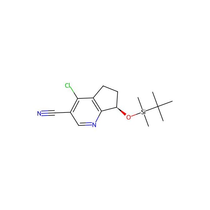 (7R)-7-[(tert-butyldimethylsilyl)oxy]-4-chloro-5H,6H,7H-cyclopenta[b]pyridine-3-carbonitrile - ≥97% CAS No(2088852-71-3) by Aladdin Scientific