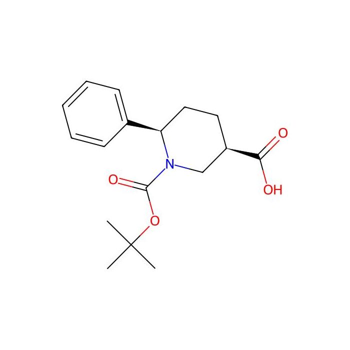 cis-1-tert-butoxycarbonyl-6-phenyl-piperidine-3-carboxylic acid - ≥97% CAS No(1268249-89-3) by Aladdin Scientific