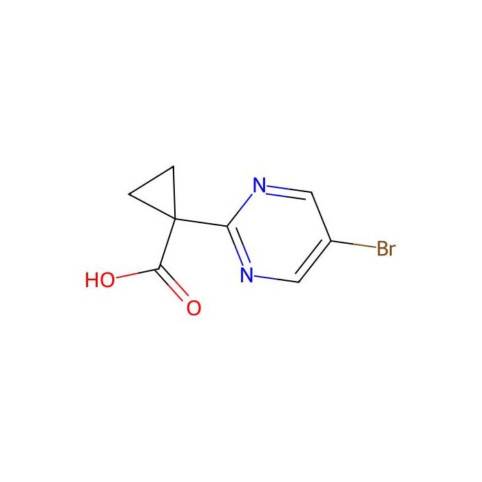 1-(5-bromopyrimidin-2-yl)cyclopropane-1-carboxylic acid - ≥97% CAS No(1402665-32-0) by Aladdin Scientific