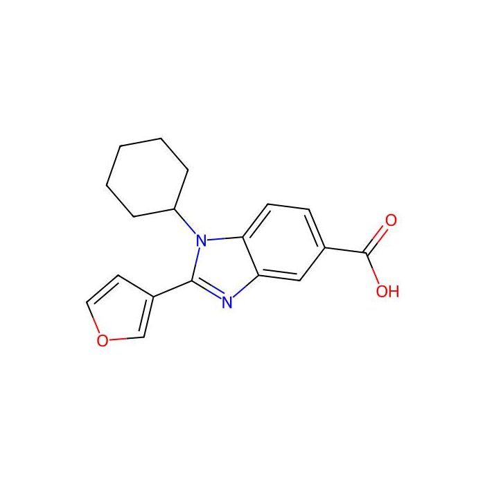 1-CYCLOHEXYL-2-(FURAN-3-YL)-1H-BENZO[D]IMIDAZOLE-5-CARBOXYLIC ACID - ≥95% CAS No(390811-95-7) by Aladdin Scientific
