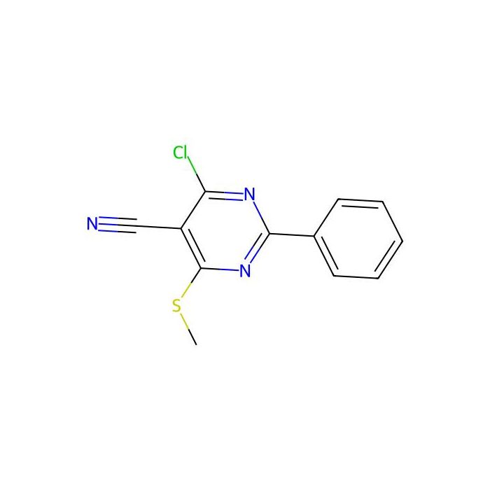 4-Chloro-6-(methylthio)-2-phenylpyrimidine-5-carbonitrile - ≥95% CAS No(118996-61-5) by Aladdin Scientific
