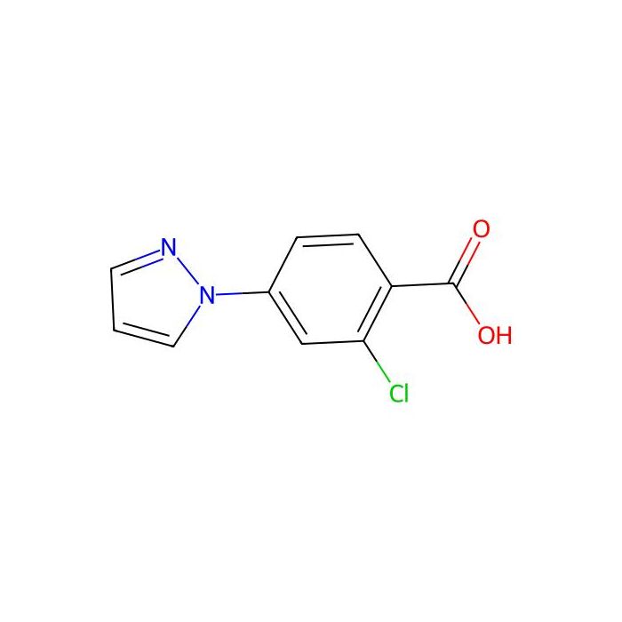 2-Chloro-4-(1H-pyrazol-1-yl)benzoic acid - ≥98% CAS No(313674-12-3) by Aladdin Scientific