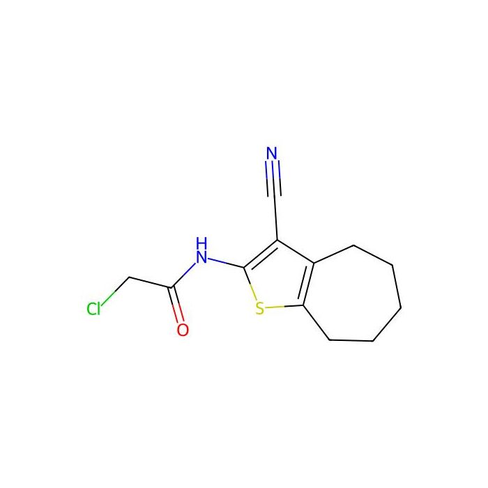 2-Chloro-N-(3-cyano-5，6，7，8-tetrahydro-4H-cyclohepta[b]thiophen-2-yl)acetamide - ≥97% CAS No(315684-12-9) by Aladdin Scientific