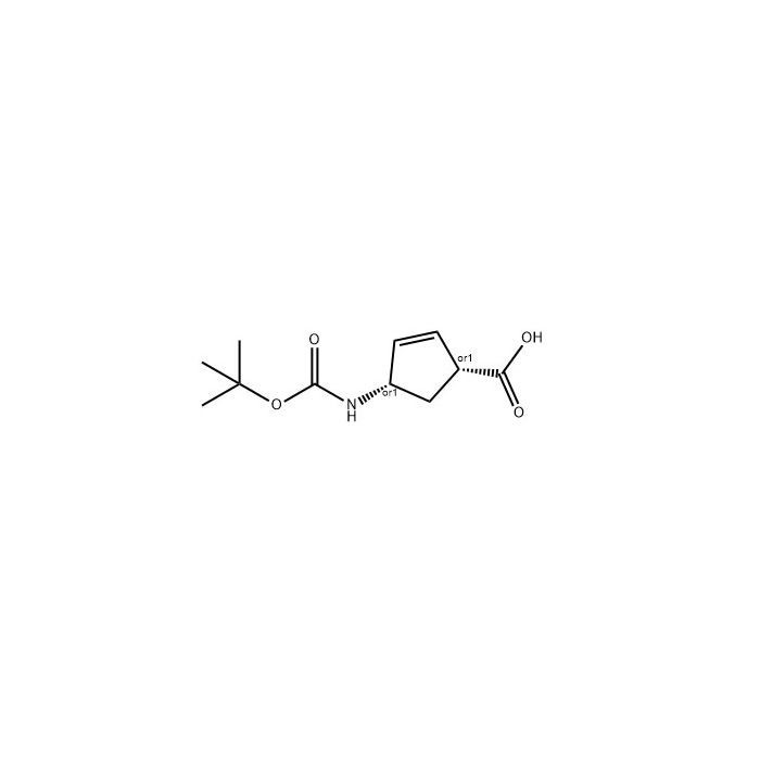 cis-4-((tert-Butoxycarbonyl)amino)cyclopent-2-enecarboxylic acid - ≥98% CAS No(108999-93-5) by Aladdin Scientific