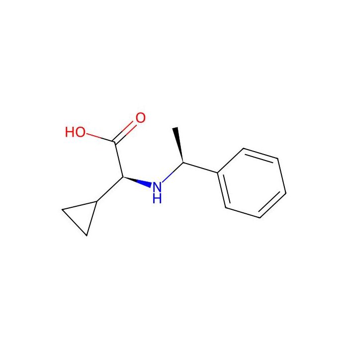 (S)-2-Cyclopropyl-2-(((S)-1-phenylethyl)amino)acetic acid - ≥95% CAS No(281191-43-3) by Aladdin Scientific