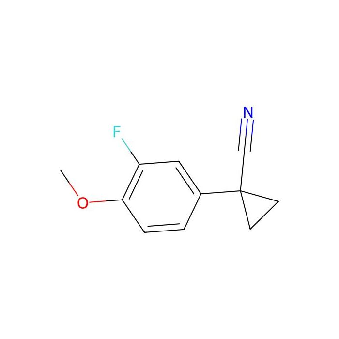 1-(3-fluoro-4-methoxyphenyl)cyclopropane-1-carbonitrile - ≥90% CAS No(1282555-27-4) by Aladdin Scientific