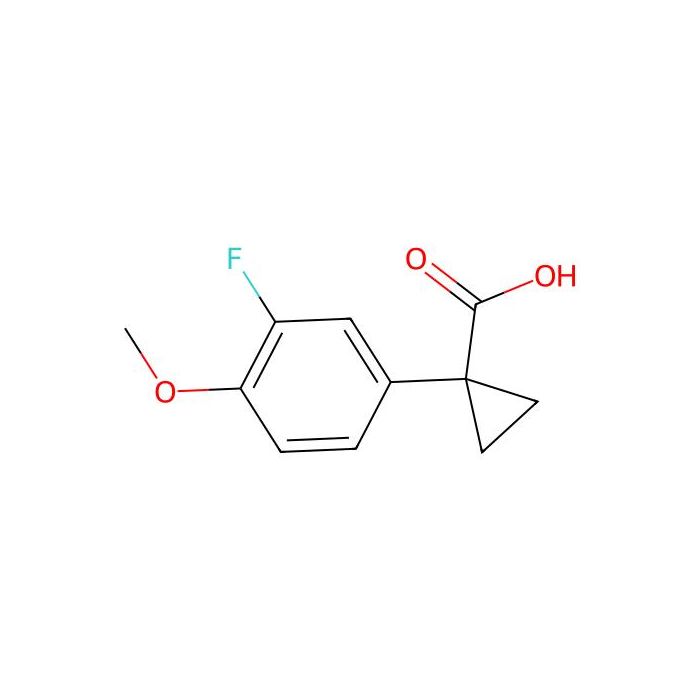 1-(3-fluoro-4-methoxyphenyl)cyclopropane-1-carboxylic acid - ≥90% CAS No(936728-02-8) by Aladdin Scientific