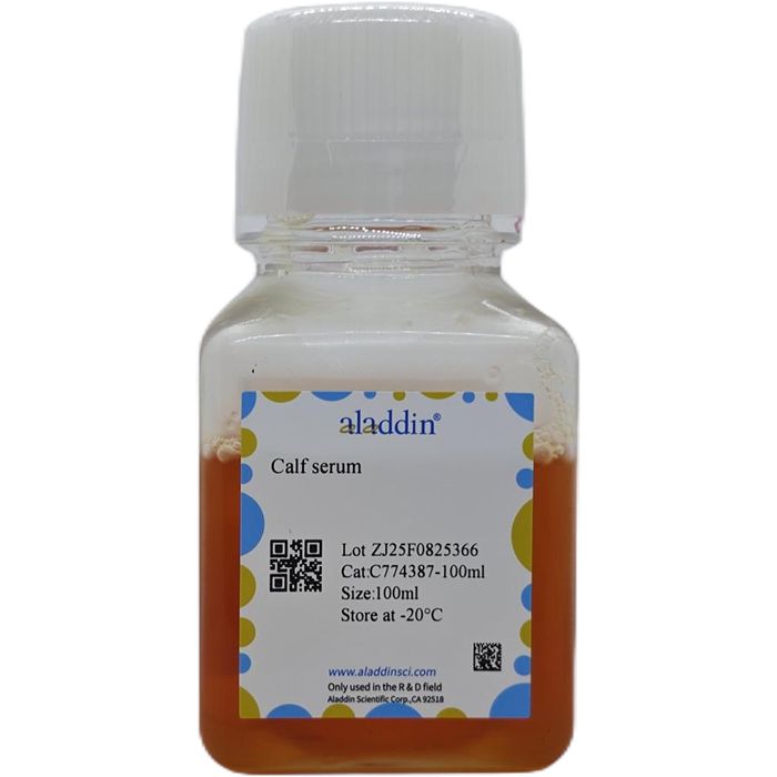 Calf serum - BioReagent, sterile  by Aladdin Scientific