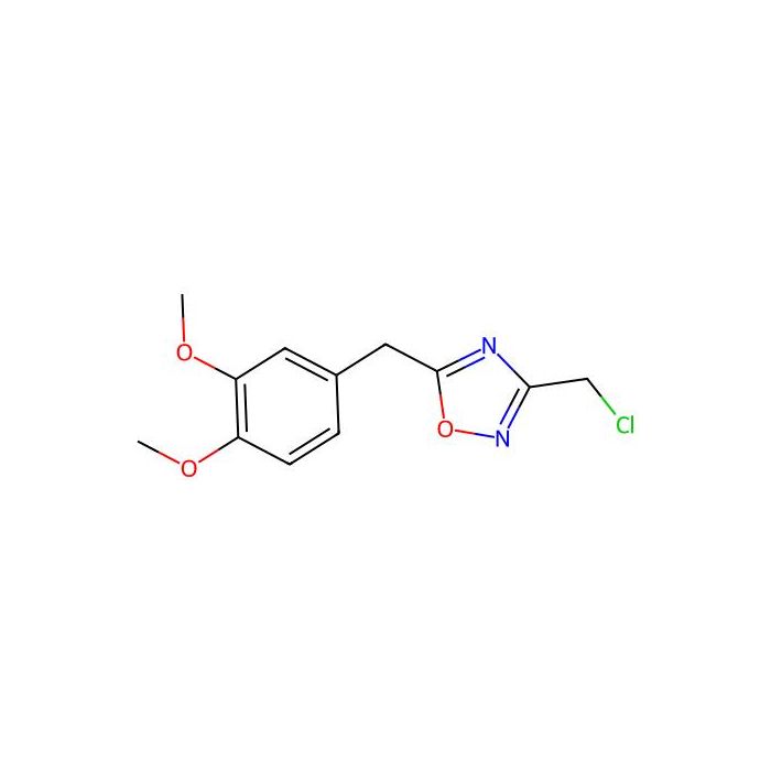3-(Chloromethyl)-5-[(3,4-dimethoxyphenyl)methyl]-1,2,4-oxadiazole - ≥95% CAS No(1038981-80-4) by Aladdin Scientific