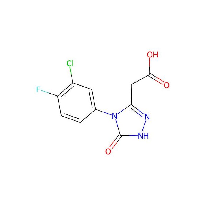 2-(4-(3-Chloro-4-fluorophenyl)-5-oxo-4,5-dihydro-1H-1,2,4-triazol-3-yl)acetic acid - ≥97% CAS No(1431953-77-3) by Aladdin Scientific