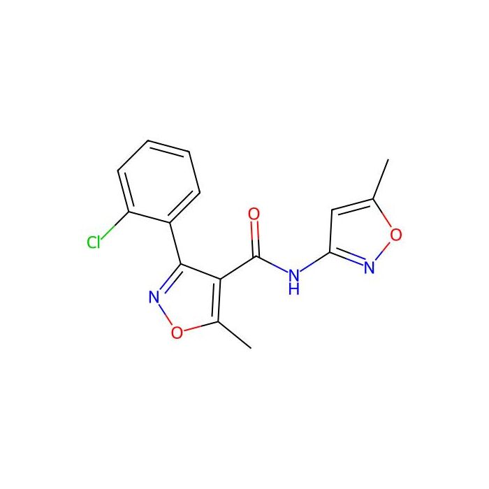 3-(2-chlorophenyl)-5-methyl-N-(5-methyl-1,2-oxazol-3-yl)-1,2-oxazole-4-carboxamide -  CAS No(654032) by Aladdin Scientific