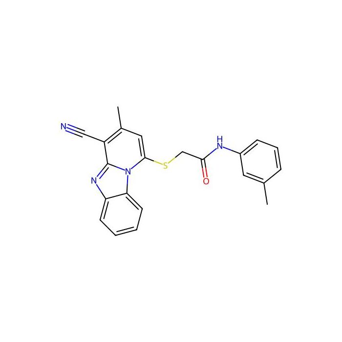 2-(4-cyano-3-methylpyrido[1,2-a]benzimidazol-1-yl)sulfanyl-N-(3-methylphenyl)acetamide -  CAS No(849027-22-1) by Aladdin Scientific