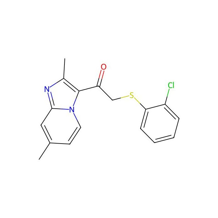 2-[(2-Chlorophenyl)sulfanyl]-1-(2,7-dimethylimidazo[1,2-a]pyridin-3-yl)-1-ethanone -  CAS No(478042-02-3) by Aladdin Scientific