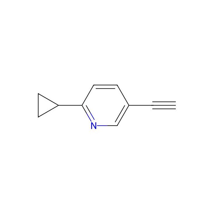 2-Cyclopropyl-5-ethynylpyridine - ≥95% CAS No(1256817-44-3) by Aladdin Scientific