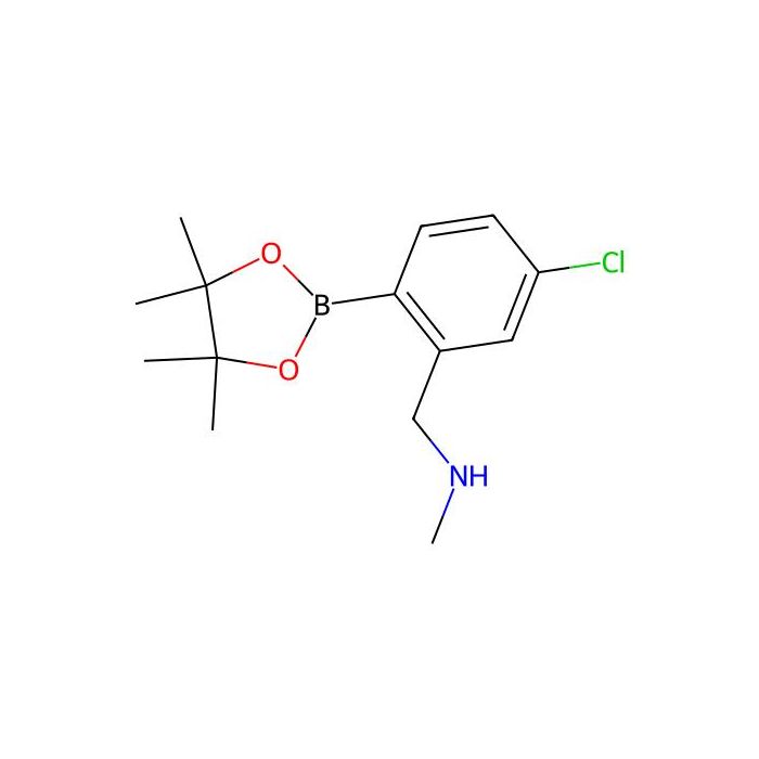 1-(5-Chloro-2-(4,4,5,5-tetramethyl-1,3,2-dioxaborolan-2-yl)phenyl)-N-methylmethanamine - ≥97% CAS No(2096333-97-8) by Aladdin Scientific