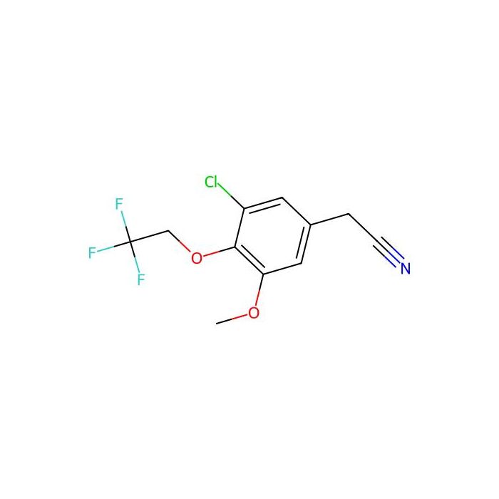 2-[3-Chloro-5-methoxy-4-(2,2,2-trifluoroethoxy)phenyl]acetonitrile - ≥95% CAS No(1209937-54-1) by Aladdin Scientific