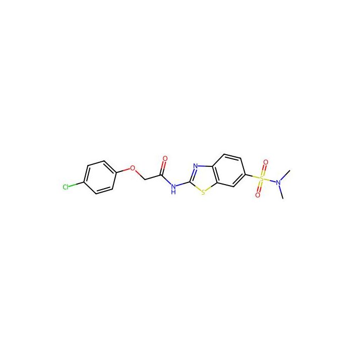 2-(4-chlorophenoxy)-N-[6-(dimethylsulfamoyl)-1,3-benzothiazol-2-yl]acetamide -  CAS No(717893-40-8) by Aladdin Scientific