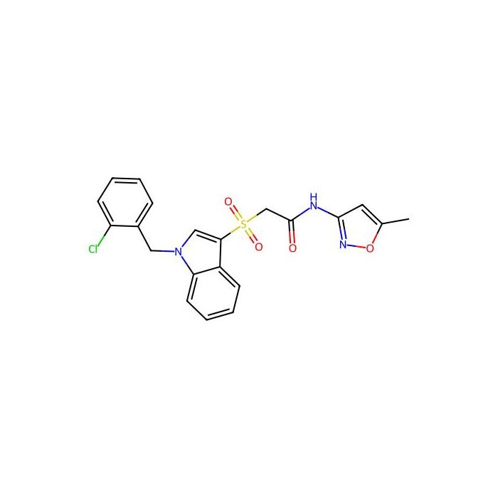 2-[1-[(2-chlorophenyl)methyl]indol-3-yl]sulfonyl-N-(5-methyl-1,2-oxazol-3-yl)acetamide -  CAS No(850933-13-0) by Aladdin Scientific