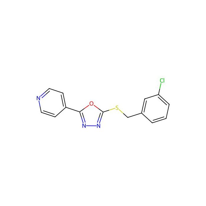 2-(3-Chlorobenzylthio)-5-(4-pyridyl)-1,3,4-oxadiazole -  CAS No(478482-73-4) by Aladdin Scientific