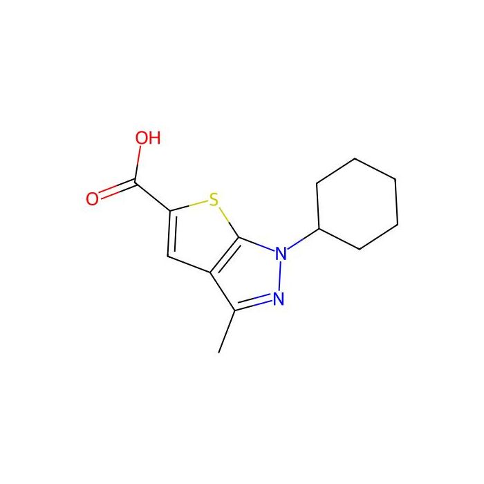 1-Cyclohexyl-3-methyl-1H-thieno[2,3-c]pyrazole-5-carboxylic acid - ≥97% CAS No(873537-76-9) by Aladdin Scientific