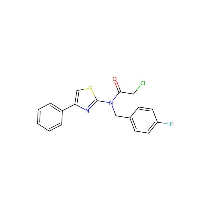 2-chloro-N-[(4-fluorophenyl)methyl]-N-(4-phenyl-1,3-thiazol-2-yl)acetamide - ≥95% CAS No(879319-49-0) by Aladdin Scientific