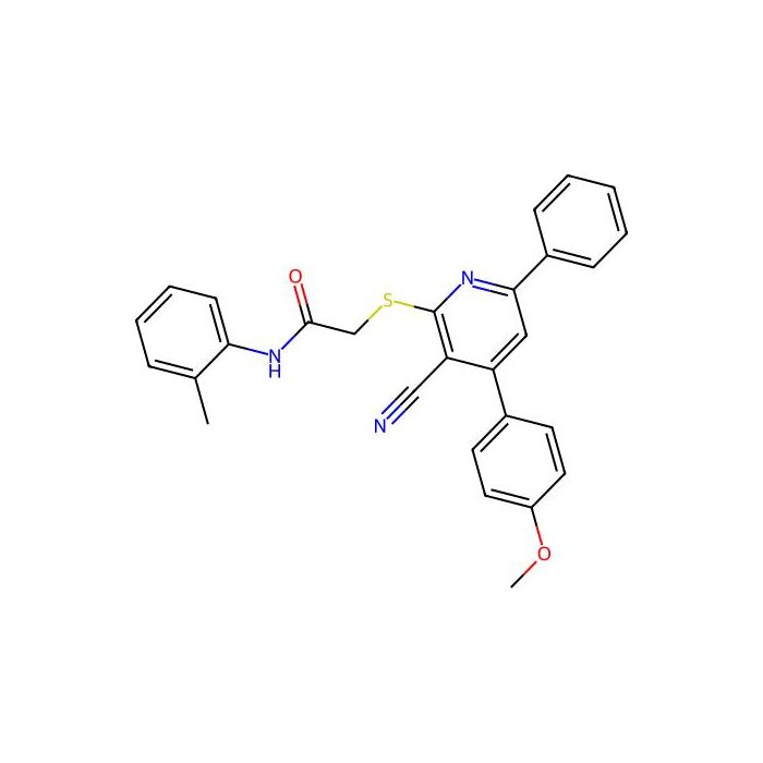 2-((3-Cyano-4-(4-methoxyphenyl)-6-phenylpyridin-2-yl)thio)-N-(o-tolyl)acetamide - ≥97% CAS No(339156-60-4) by Aladdin Scientific