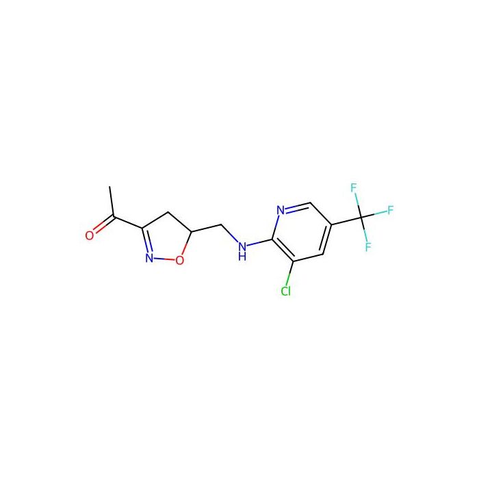 1-[5-({[3-Chloro-5-(trifluoromethyl)-2-pyridinyl]amino}methyl)-4,5-dihydro-3-isoxazolyl]-1-ethanone - ≥90% CAS No(338422-57-4) by Aladdin Scientific