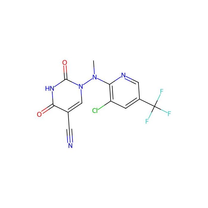 1-[[3-Chloro-5-(trifluoromethyl)-2-pyridinyl](methyl)amino]-2,4-dioxo-1,2,3,4-tetrahydro-5-pyrimidinecarbonitrile - ≥95% CAS No(338399-20-5) by Aladdin Scientific