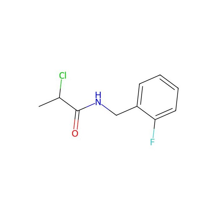 2-chloro-N-[(2-fluorophenyl)methyl]propanamide - ≥95% CAS No(1016843-74-5) by Aladdin Scientific