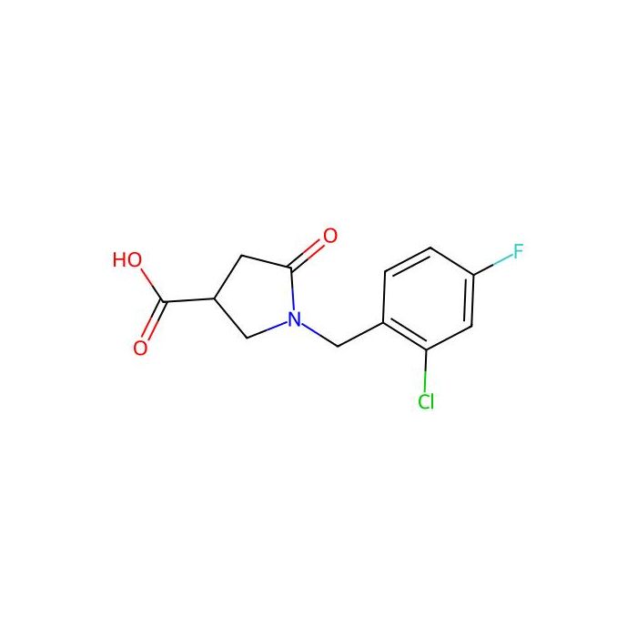 1-(2-Chloro-4-fluorobenzyl)-5-oxopyrrolidine-3-carboxylic acid - ≥95% CAS No(1291839-95-6) by Aladdin Scientific