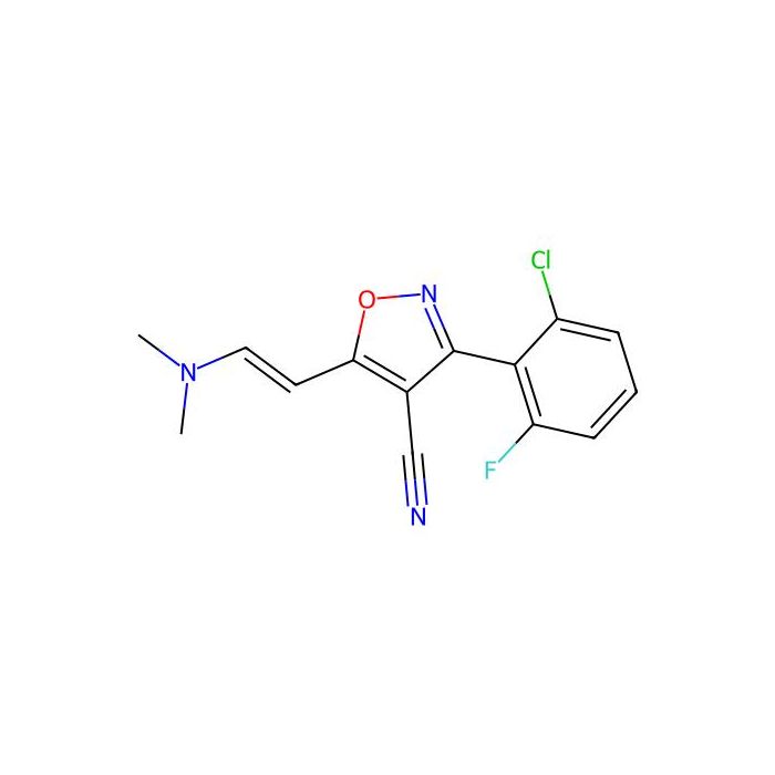 3-(2-chloro-6-fluorophenyl)-5-[(E)-2-(dimethylamino)ethenyl]-1,2-oxazole-4-carbonitrile -  CAS No(1391943-62-6) by Aladdin Scientific