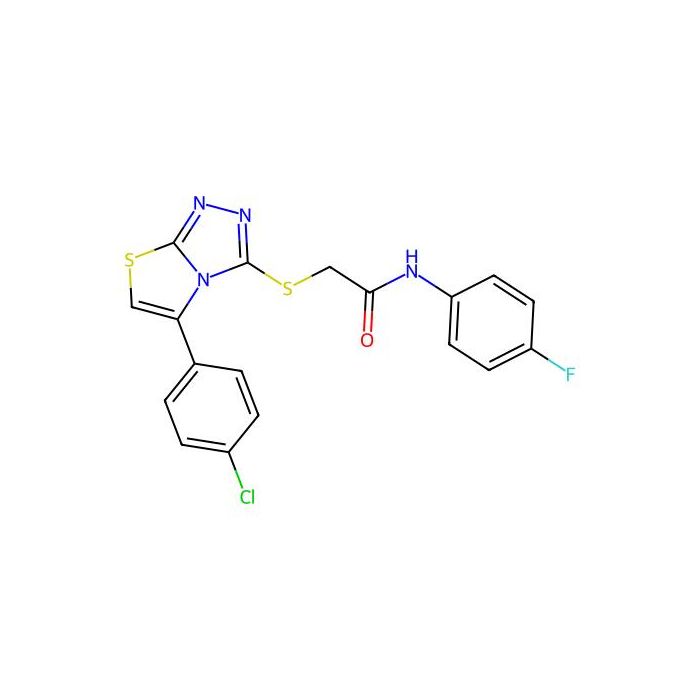 2-((5-(4-chlorophenyl)thiazolo[2,3-c][1,2,4]triazol-3-yl)thio)-N-(4-fluorophenyl)acetamide -  CAS No(667912-72-3) by Aladdin Scientific