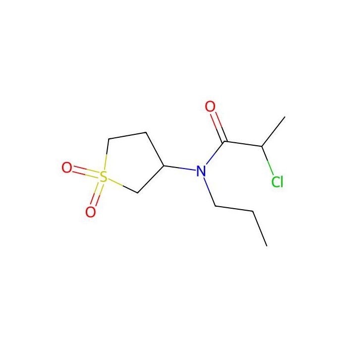 2-chloro-N-(1,1-dioxo-1lambda6-thiolan-3-yl)-N-propylpropanamide - ≥98% CAS No(1049604-90-1) by Aladdin Scientific