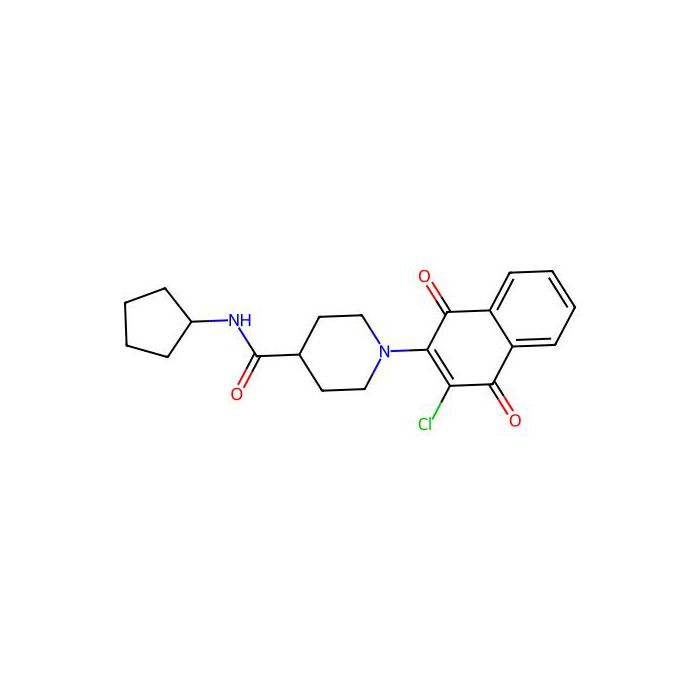 1-(3-chloro-1,4-dioxo-1,4-dihydro-2-naphthalenyl)-N-cyclopentyl-4-piperidinecarboxamide -  CAS No(444151-91-1) by Aladdin Scientific