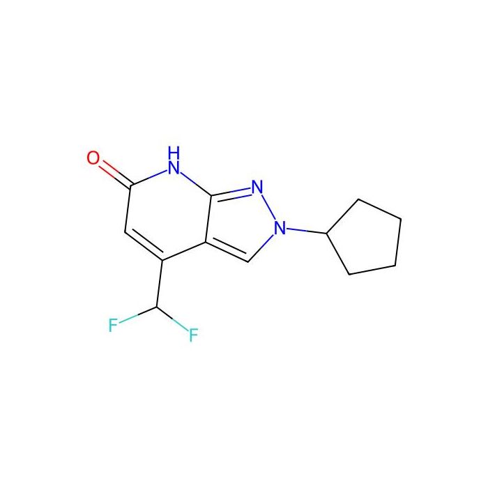 2-Cyclopentyl-4-(difluoromethyl)-2H-pyrazolo[3,4-b]pyridin-6(7H)-one - ≥97% CAS No(1018163-80-8) by Aladdin Scientific