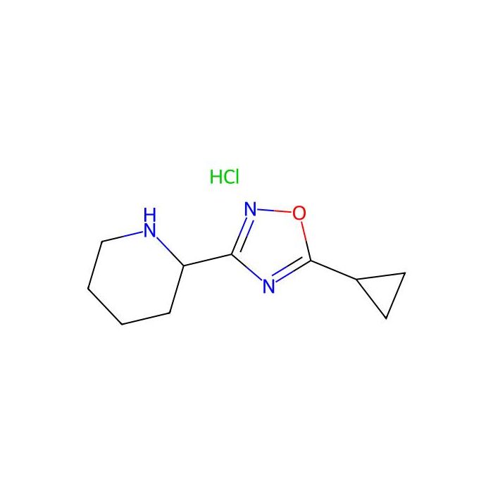2-(5-Cyclopropyl-1,2,4-oxadiazol-3-yl)piperidine hydrochloride - ≥98% CAS No(1311318-20-3) by Aladdin Scientific