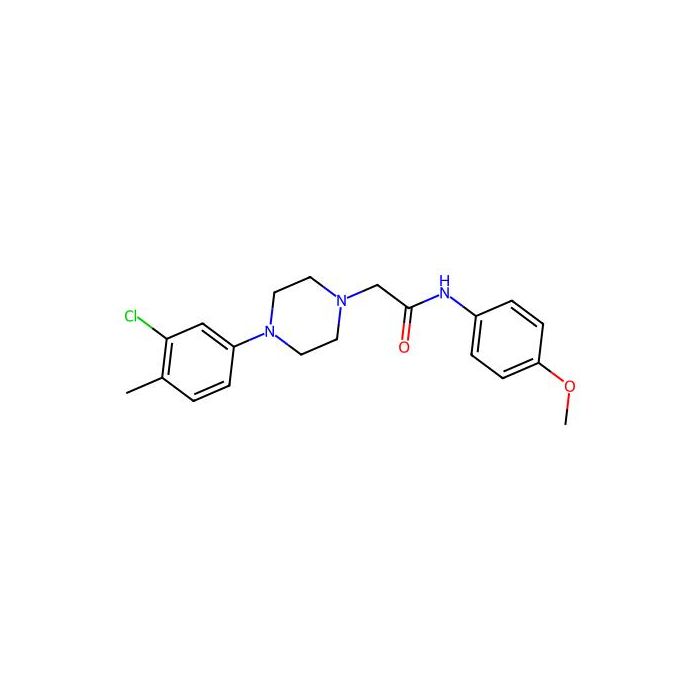 2-(4-(3-chloro-4-methylphenyl)piperazin-1-yl)-N-(4-methoxyphenyl)acetamide -  CAS No(667891-28-3) by Aladdin Scientific
