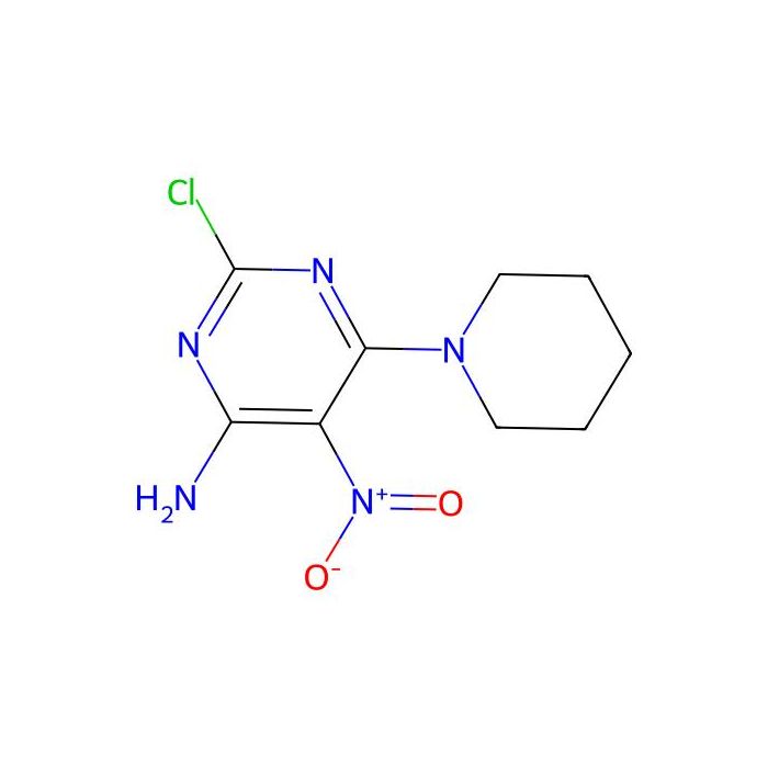 2-Chloro-5-nitro-6-(piperidin-1-yl)pyrimidin-4-amine - ≥98% CAS No(405920-69-6) by Aladdin Scientific