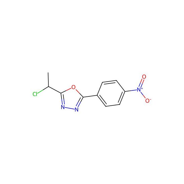 2-(1-Chloroethyl)-5-(4-nitrophenyl)-1,3,4-oxadiazole - ≥95% CAS No(847837-42-7) by Aladdin Scientific