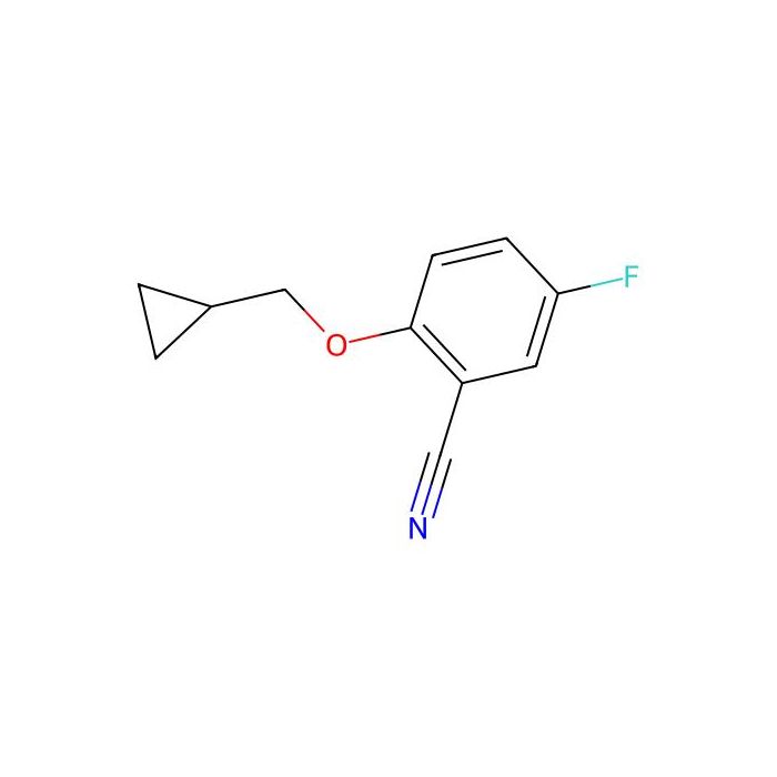 2-(Cyclopropylmethoxy)-5-fluorobenzonitrile - ≥95% CAS No(1342025-16-4) by Aladdin Scientific
